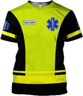 Podagree Personalized EMT Shirt, EMS Shirt, Customized EMS Shirts,EMT Paramedic Uniform Emergency Medical Technician Shirts